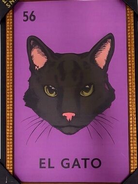 El Gato Wall Art Print - Sapna Shah Loteria